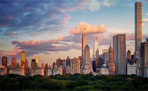 image of NYC Skyline from Central Park