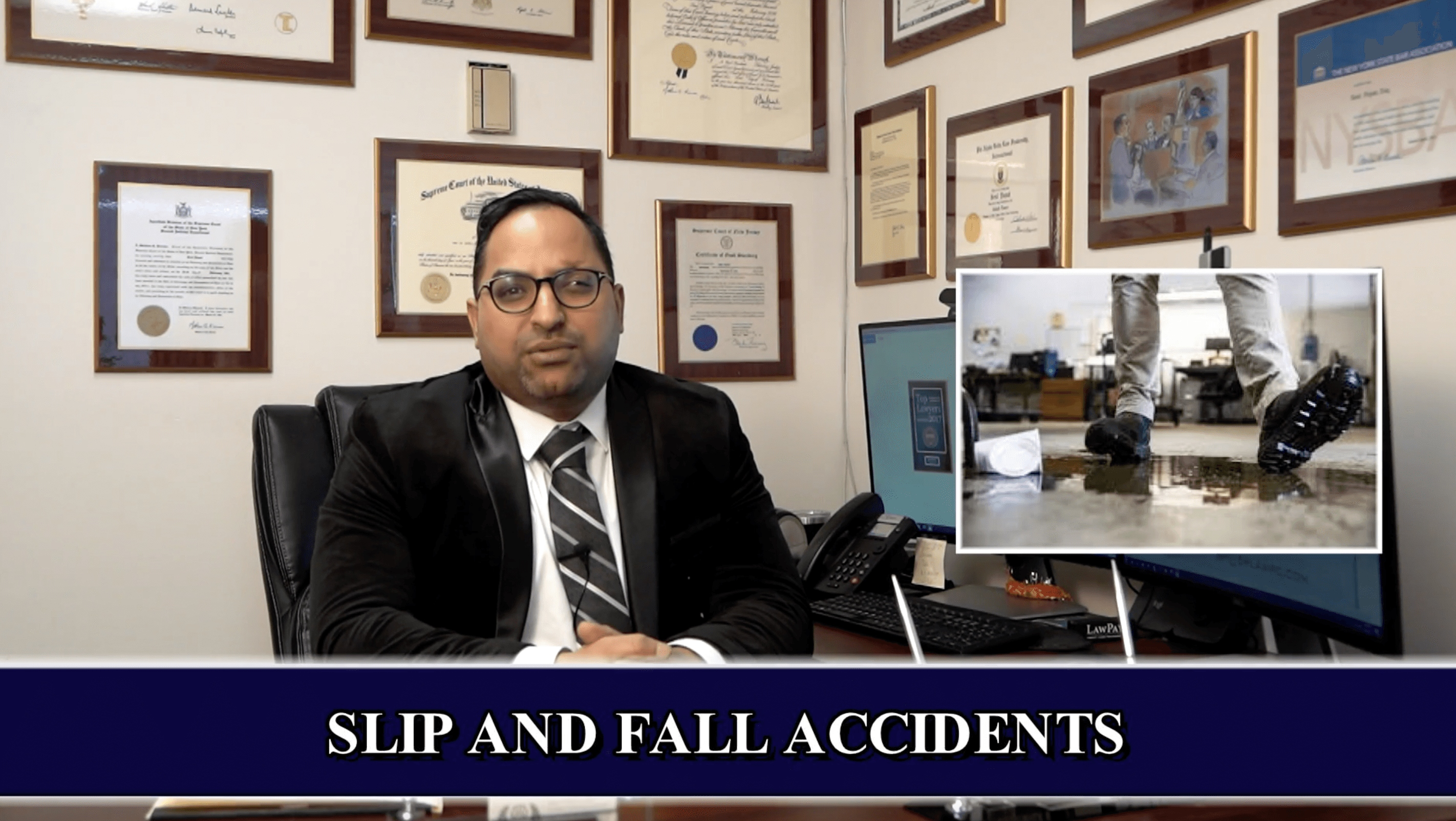 Video: Slip and Fall | Law Office of Seni Popat, P.C.